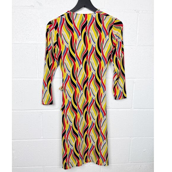 Anne Klein Retro Wrap Dress - Picture 2 of 8